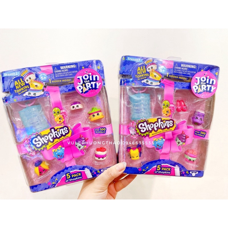 Hộp Shopkins season 7 fullbox