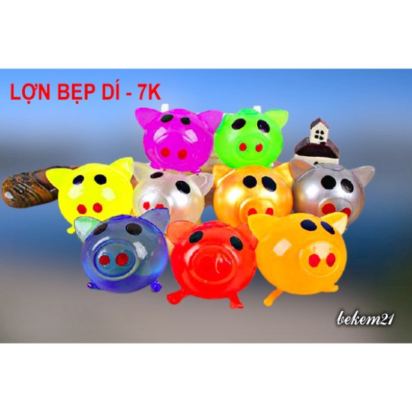 Squishy gudetama trứng bóp trut giận heo bẹp dí LỢN BẸP DÍ