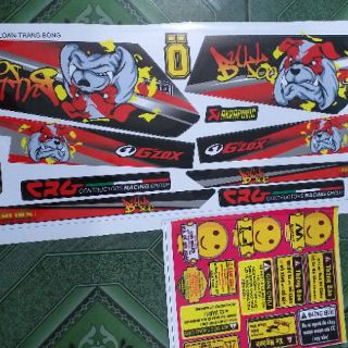Tem rời dream bull dog đặt in