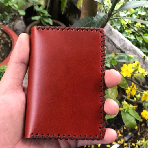 Ví Nhỏ Để Thẻ Da Bò Handmade Galaxy Store GVM07