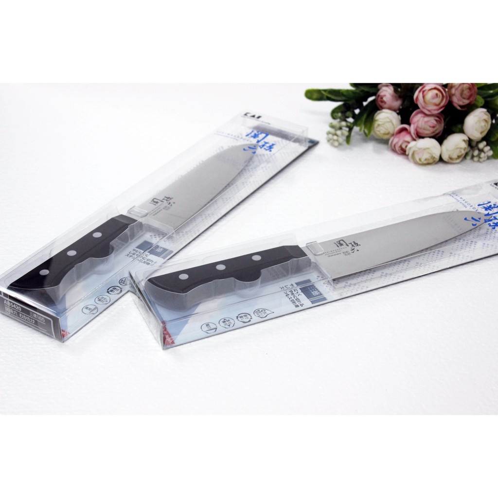 [Hỏa Tốc HN] Dao bếp đầu tròn cao cấp Wakatake KAI 16.5cm Nội địa Nhật Bản