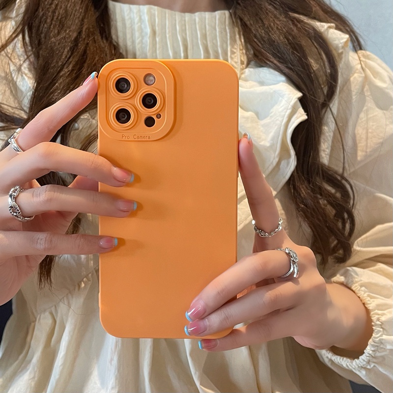Ốp Điện Thoại Silicone Mềm Dạng Nhám Mẫu Mới 2022 Cho iphone 14 13 11 12 Pro Max XS X XR 7 8 Plus