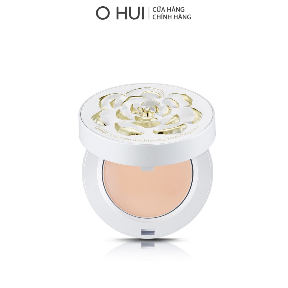 Phấn Phủ Dưỡng Trắng Dạng Nén OHUI Ultimate Britening Varnishing Pact SPF30PA++ 9g