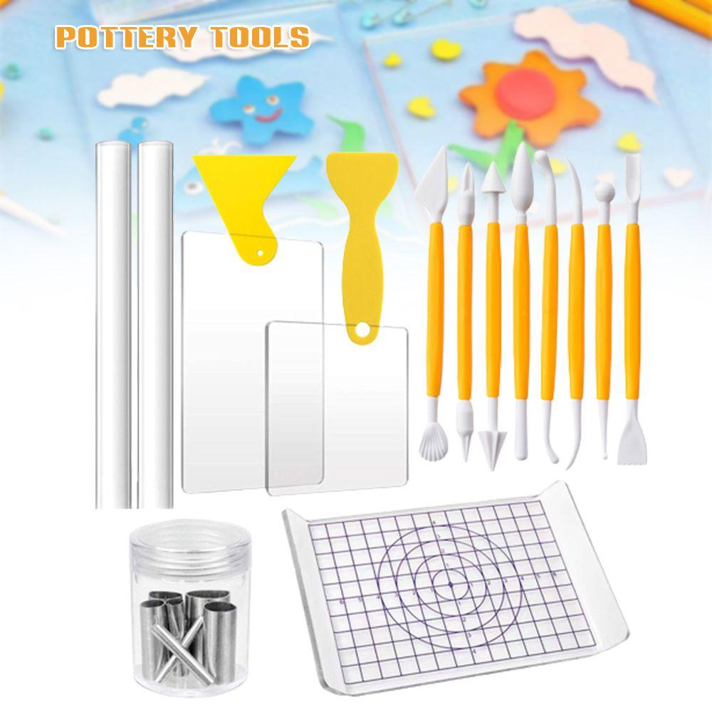 Bộ 22 Dụng Cụ Điêu Khắc Đất Sét Thủ Công