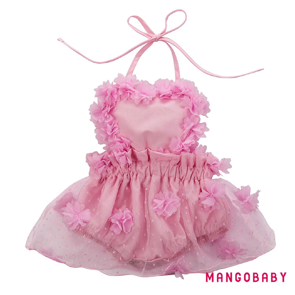 ♬MG♪-Newborn Infant Spring Summer Sleeveless Baby Girl Lace Tutu Dress