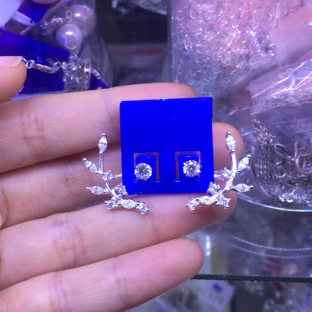 Khuyên tai nhiều mẫu lạ mắt, bạc nmj