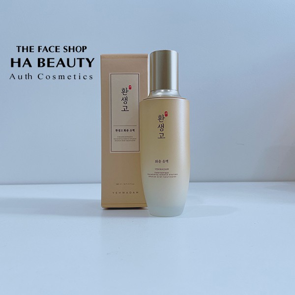 [The Face Shop] Sữa dưỡng Làm Sáng Trắng Da YEHWADAM HWANSAENGGO REJUVENATING RADIANCE EMULSION 140ml TFSN20