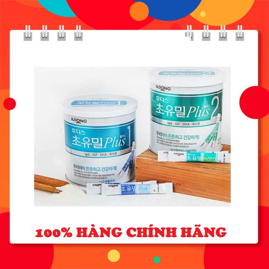 Sữa non, men vi sinh Ildong tăng đề kháng cho bé nk Hàn Quốc 100gr