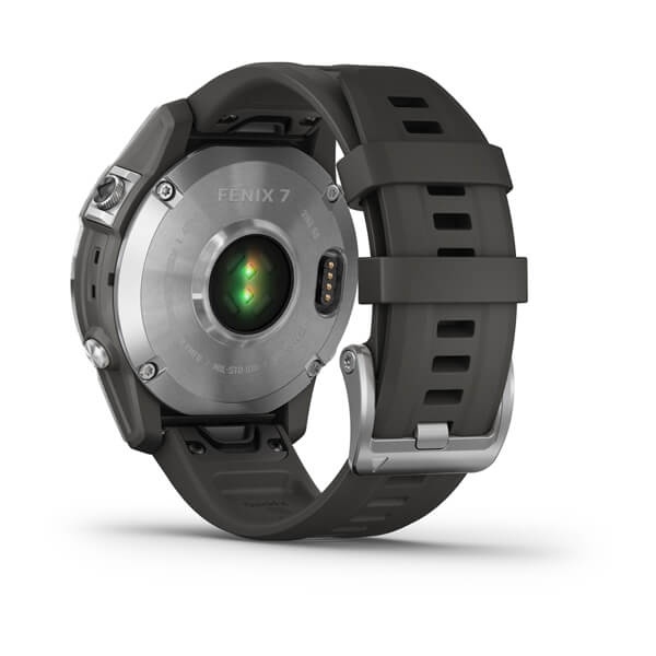 Đồng hồ thông minh Garmin Fenix 7 Silver with Graphite Silicone Band