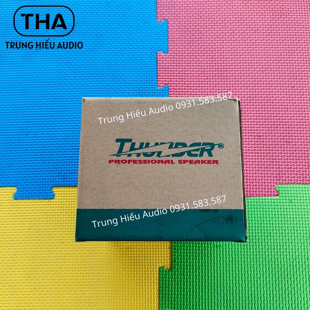 Loa Mid Trung Rời 12 cm, 8Ω, Loa Trung Thunder Gân Mút Nan Hoa, Màng Vải Đen (Giá 1 Cặp) - Trung Hiếu Audio