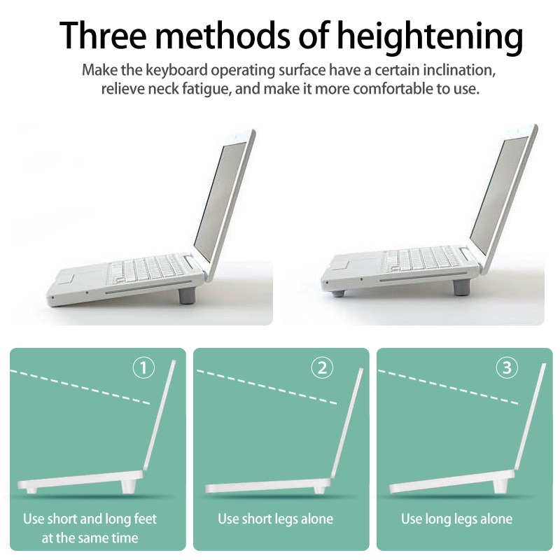 Set 4 chân tản nhiệt chống trượt tiện dụng cho laptop