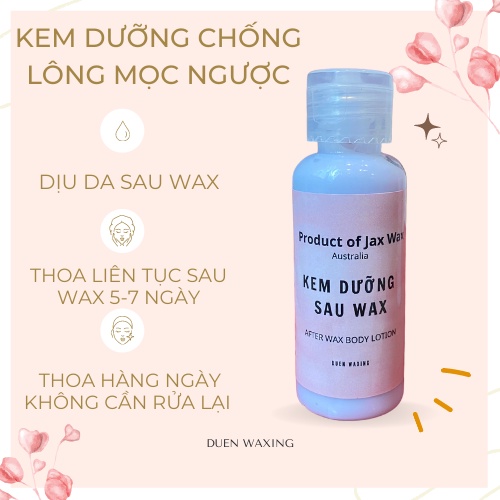 KEM DƯỠNG CHỐNG LÔNG MỌC NGƯỢC SAU KHI WAX