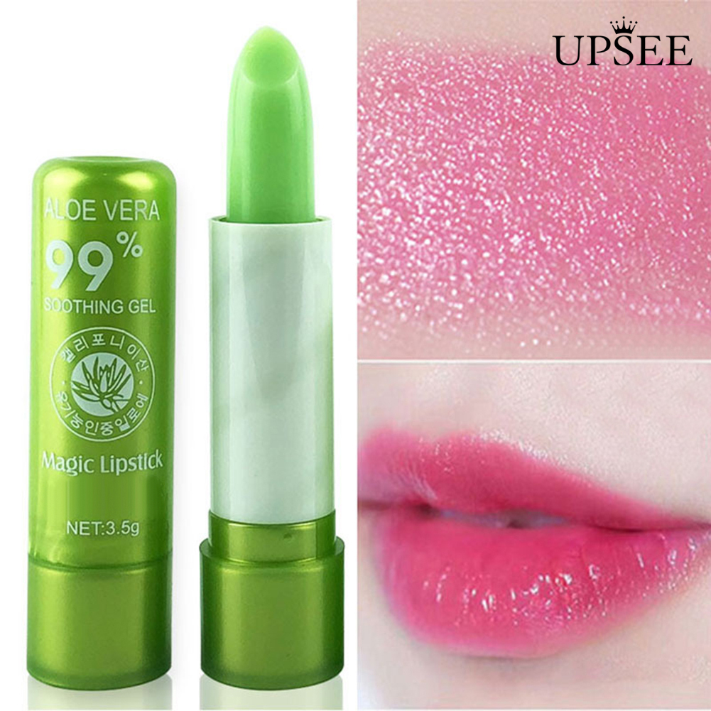 (Hàng Mới Về) Son Dưỡng Môi Lô Hội 3.5g Thay Đổi Màu Sắc Lâu Trôi Chống Thấm Nước Không Dính | BigBuy360 - bigbuy360.vn