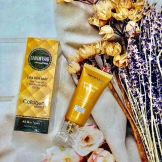 Sữa rửa mặt Linh Chi Vàng Collagen 80ml