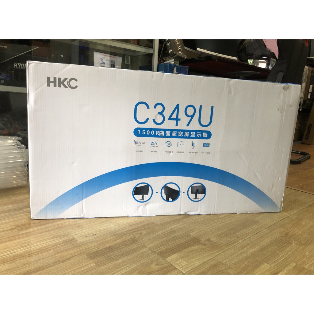 Màn hình cong HKC c349u 34 inch ultrawide 21:9 độ phân giải WQHD | WebRaoVat - webraovat.net.vn