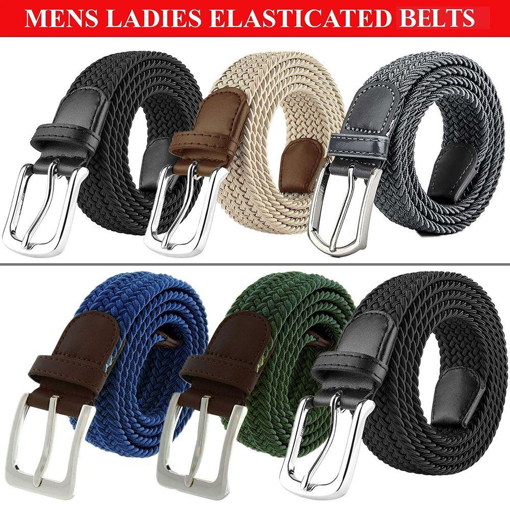 Thắt Lưng Dây Bện Co Giãn Nhiều Màu Sắc 120cm