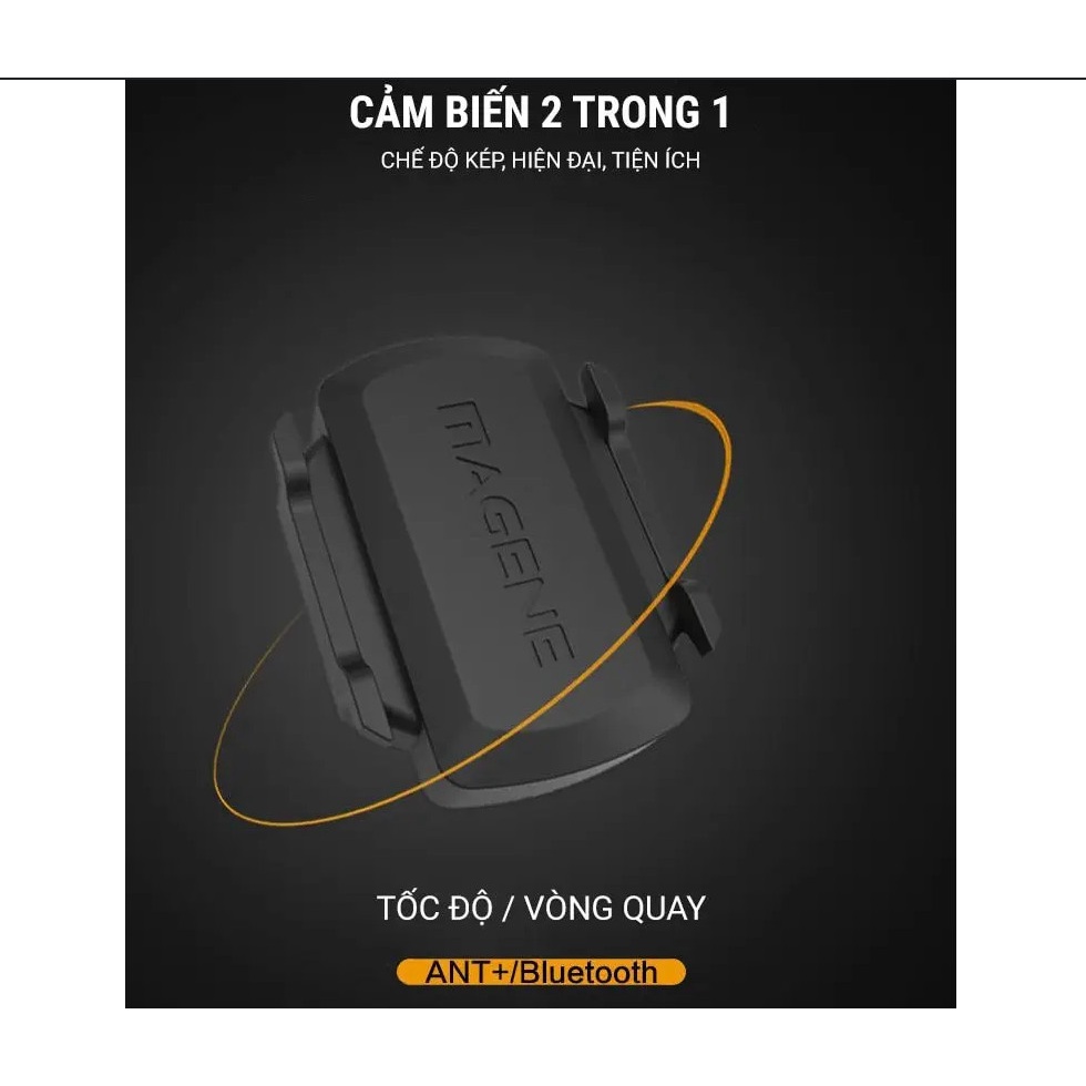 Cảm biến tốc độ và vòng tua chân đạp xe 2-in-1 Magene S3+ Sensor