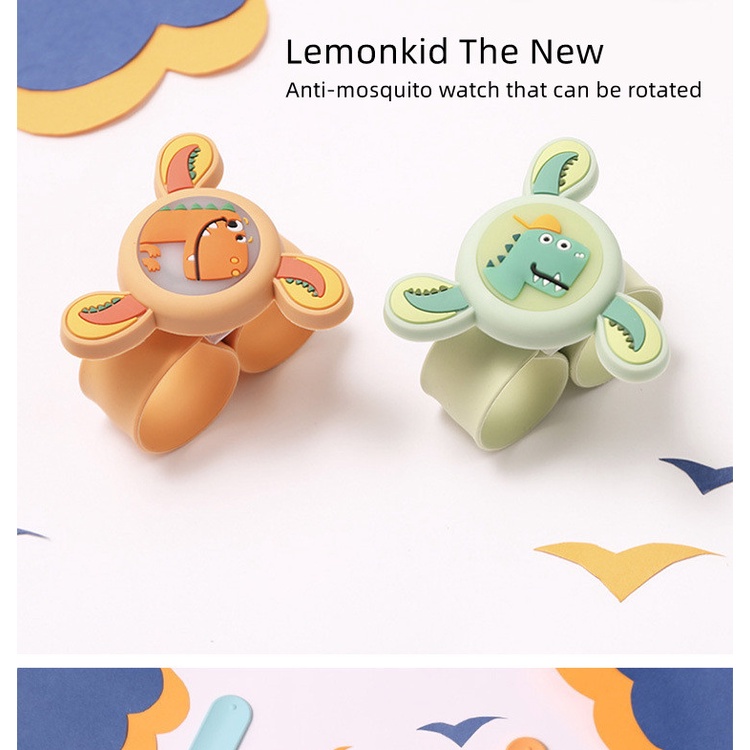 Vòng đeo tay chống muỗi Lemonkid có đèn không thấm nước dành cho trẻ em