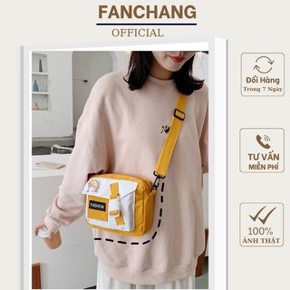 Túi vải đeo chéo nữ đi học mini công sở hàn quốc FANCHANG