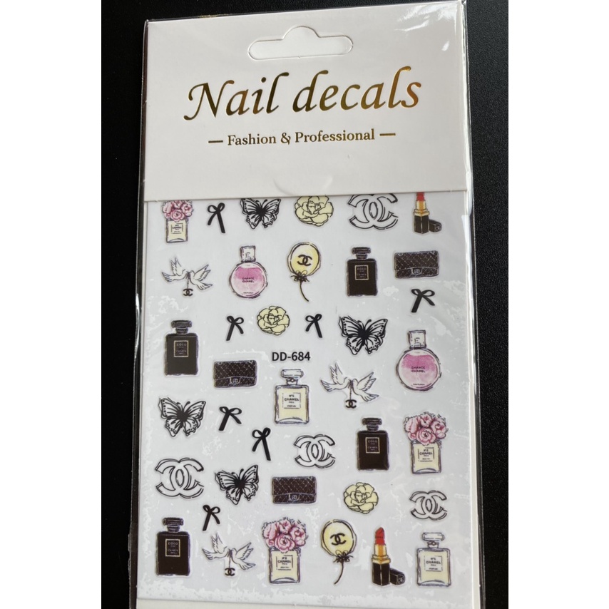 Sticker Dán Móng Tay Nhiều Mẫu Khác Nhau