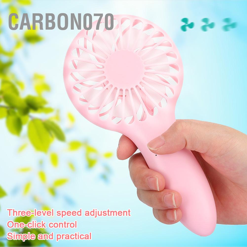 Quạt điện cầm tay nhỏ nhắn để bàn có 3 mức độ gió di động dùng cho văn phòng và tại nhà