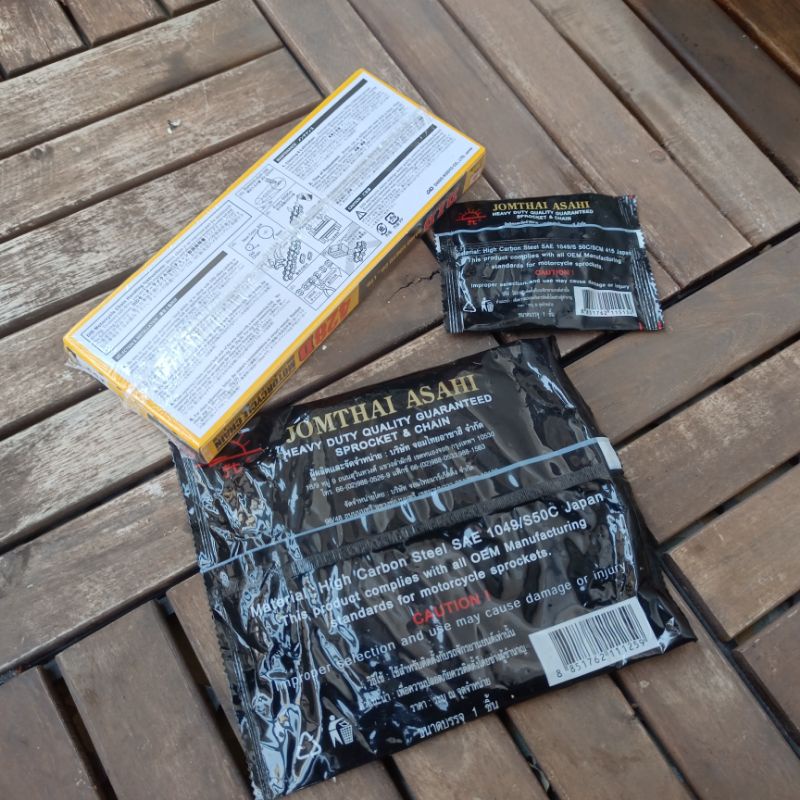 Bộ nhông sên dĩa, DID  và jomthai asahi 14-36T 428 cho dream và wave