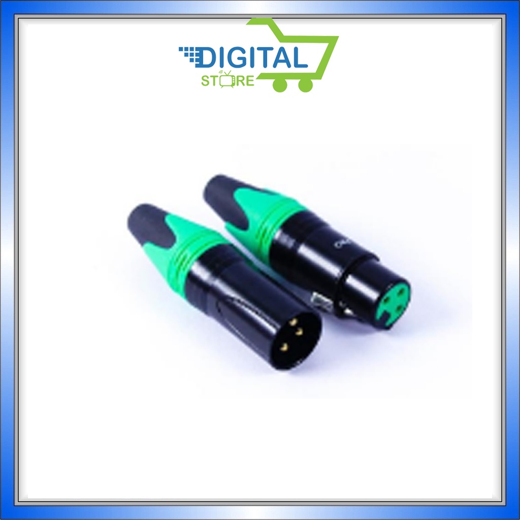 Jack  hàn Canon  - giắc cannon KIWI, zắc rời canon âm - dương