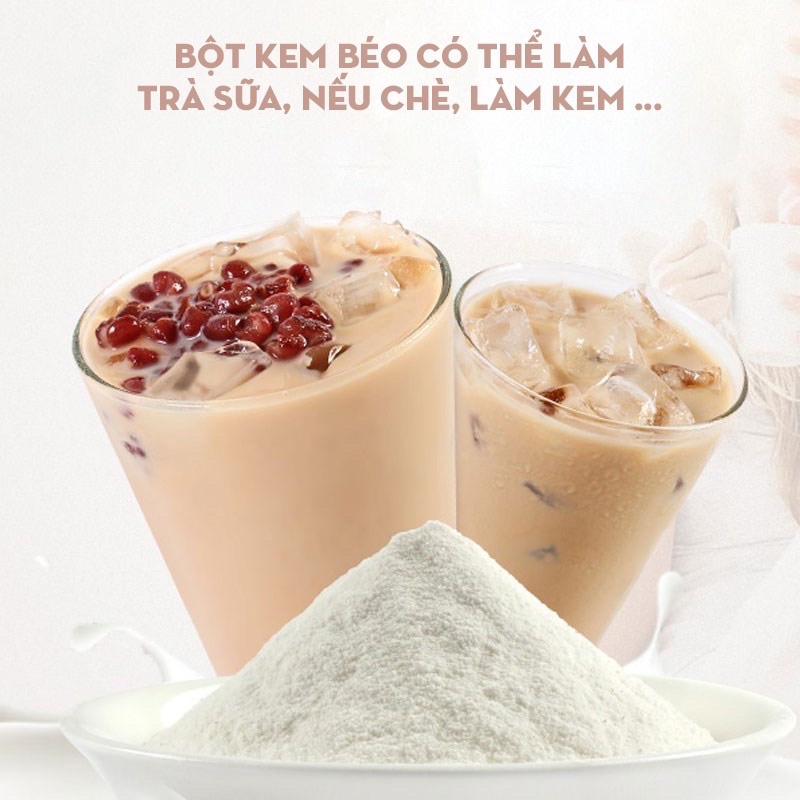 Bột kem béo pha trà sữa Krub.O 200g (tách từ gói 1kg)