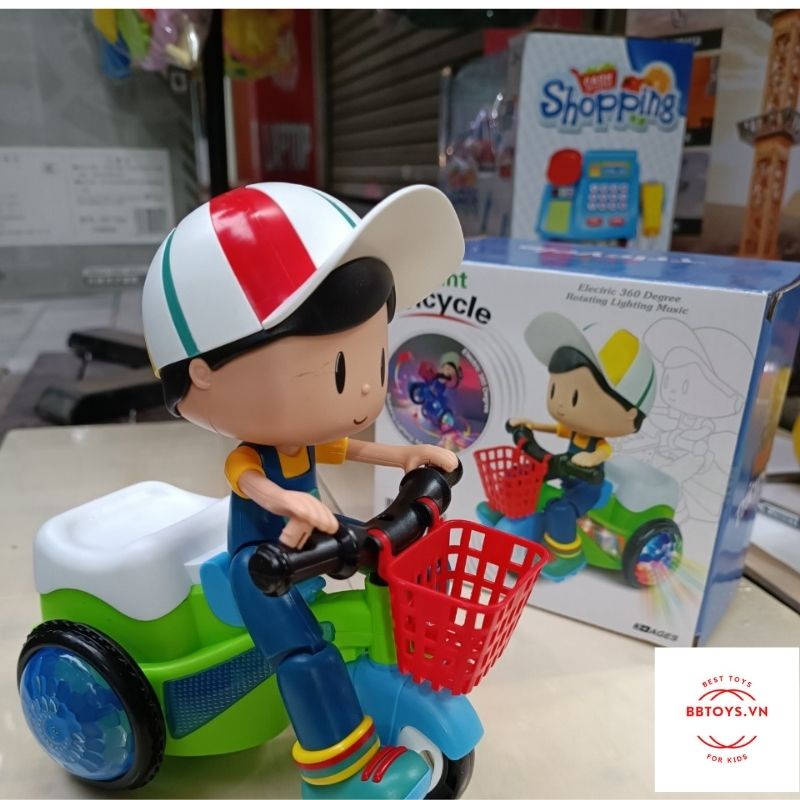 Đồ chơi cậu bé đạp xe, có nhạc, có đèn siêu ngộ nghĩnh (BBTOYS: 29)