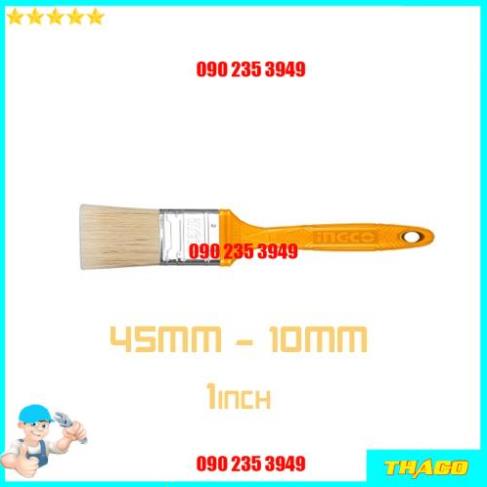 Cọ sơn cán nhựa loại thường 1inch đến 4inch ingco kdp