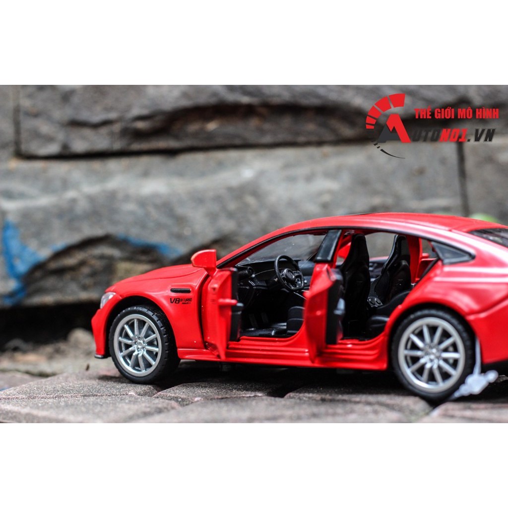 MÔ HÌNH XE MERCEDES AMG GT63 RED 1:32 DOUBLE HORSES NO BOX 6443