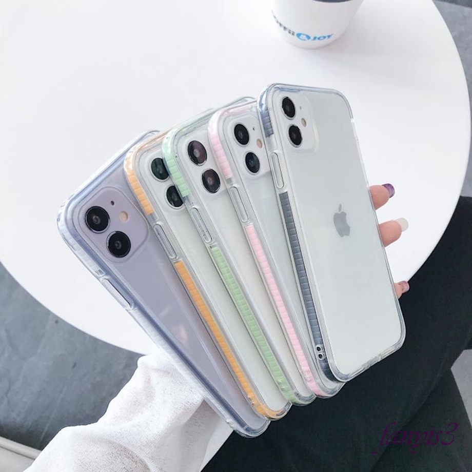 Ốp Điện Thoại Mềm Trong Suốt Chống Rơi Màu Kẹo Cho Huawei Y9S Y6S Nova 7 7i 5t 5i 3i 3e 2i Y6 Y7 Pro Y9 Prime 2019