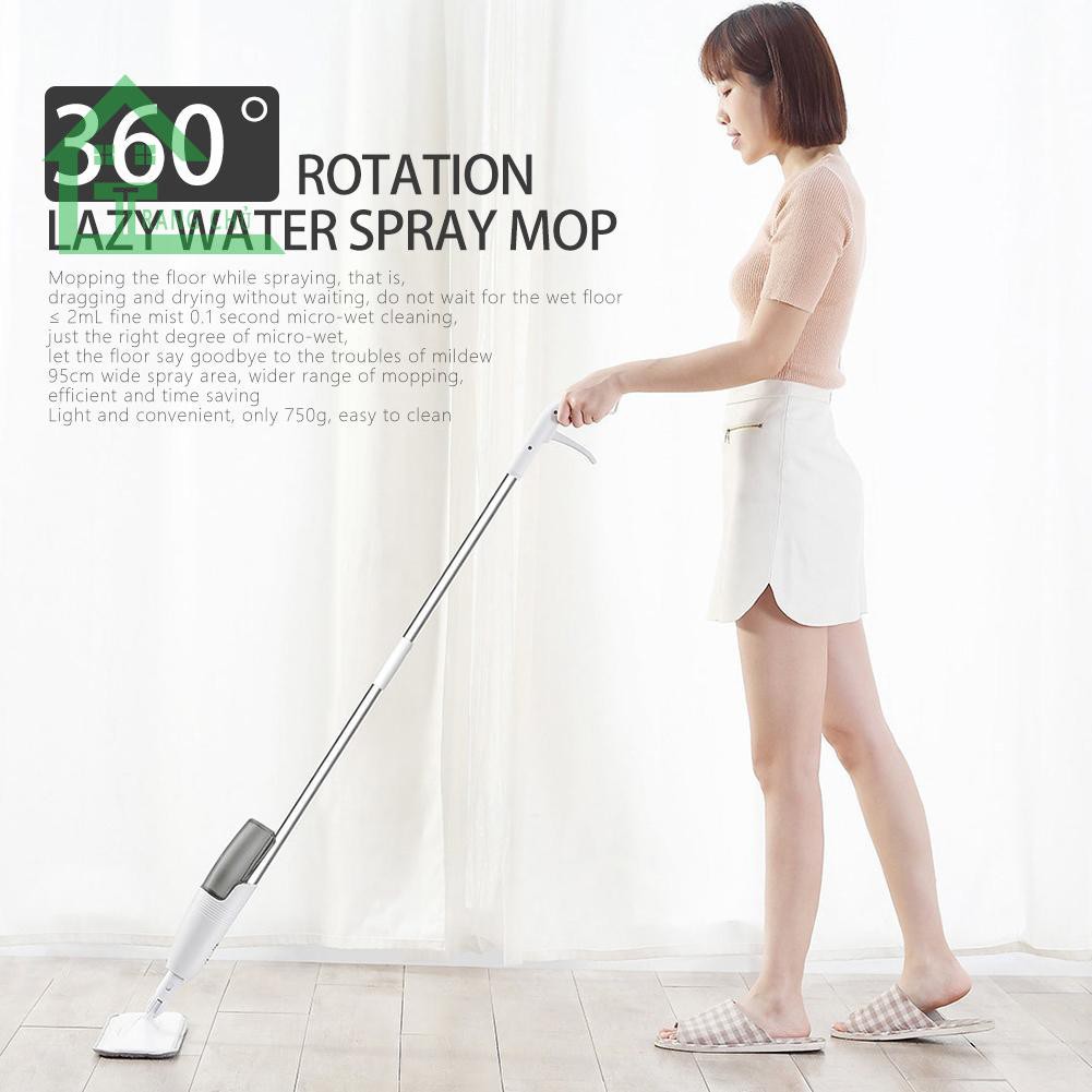 Cây Lau Nhà Phun Nước Đa Năng 350ml Xoay 360 Độ