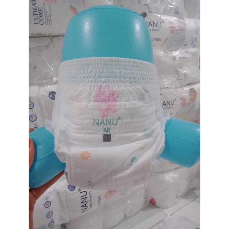 Bỉm quần Nanu Baby /size M,L,XL,XXL,XXXL/ 1 bịch 50 miếng/ giá siêu rẻ
