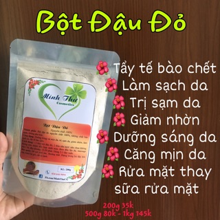 BỘT ĐẬU ĐỎ siêu mịn nguyên chất 100% (200g)