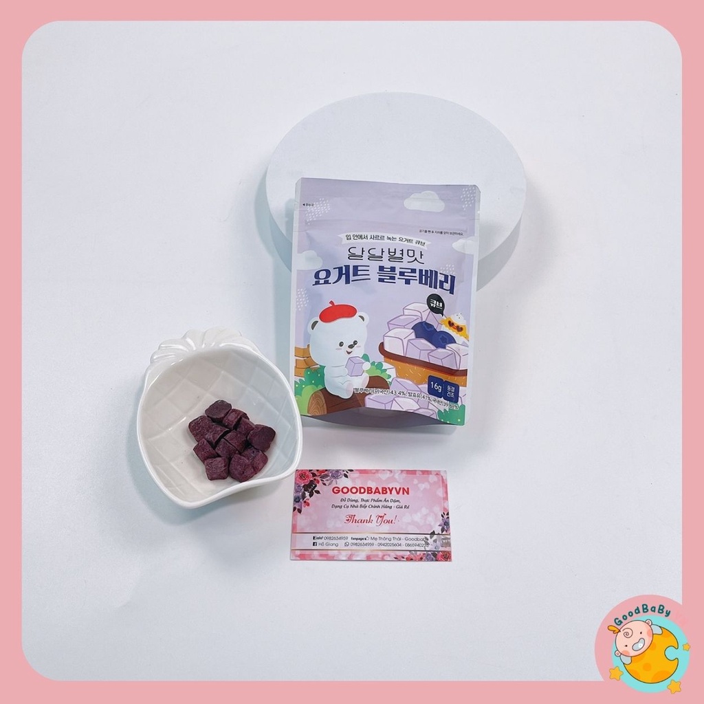 Sữa chua khô sấy lạnh cho bé Samto 16g - chống táo bón hiệu quả cho bé Goodbabyvn