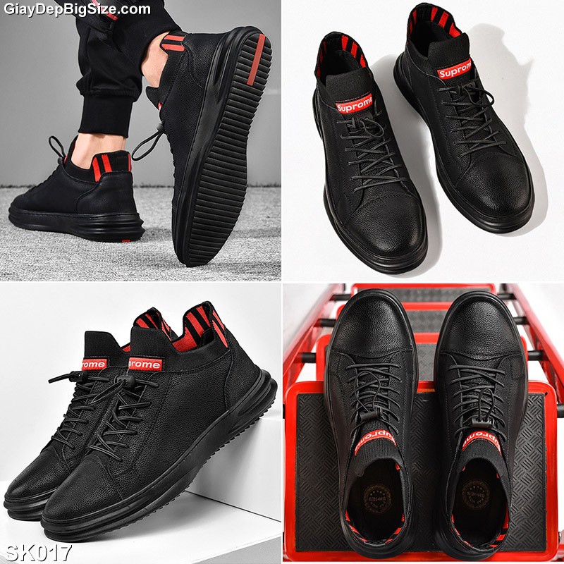 Giày Sneaker, giày thể thao big size cỡ lớn EU:45-46 cho nam chân to