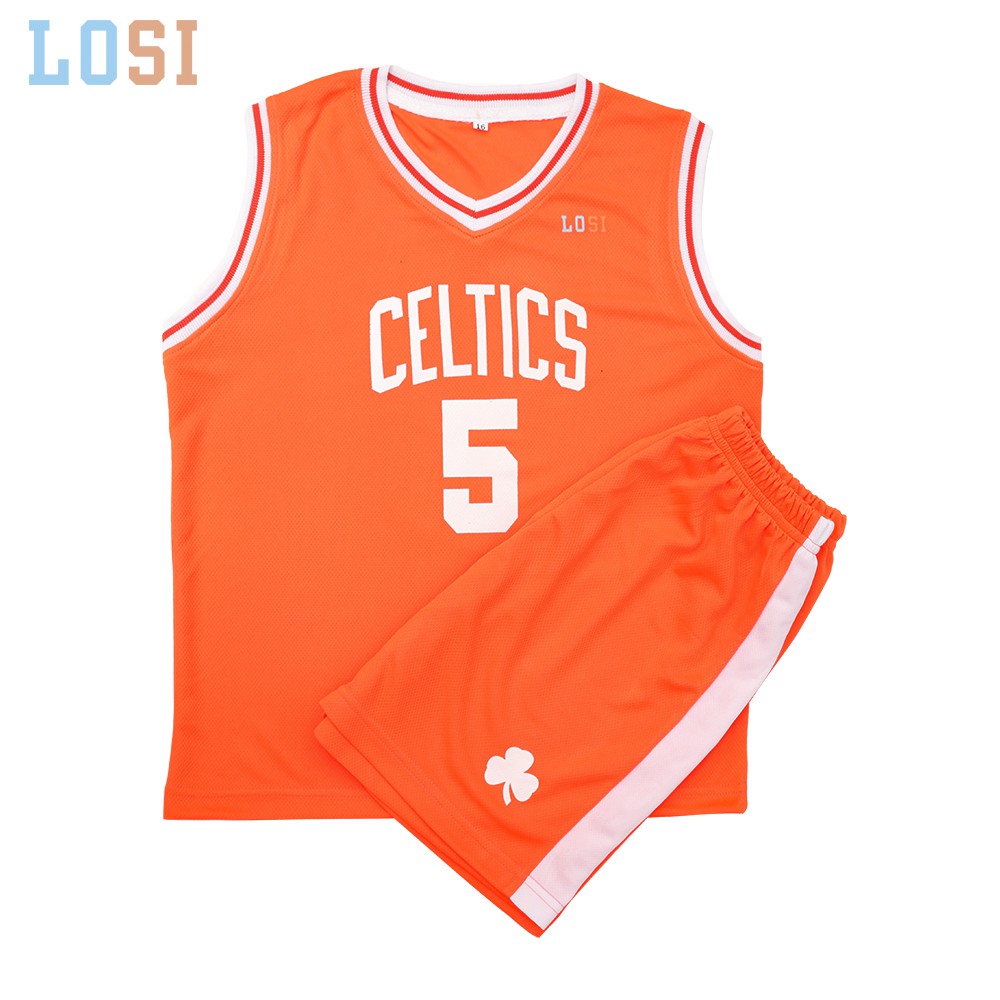 [HÌNH THẬT] Combo 4 bộ đồ bóng rổ bé trai mẫu hè 2021 LOSI CELTICS - cho bé từ 2-14 tuổi