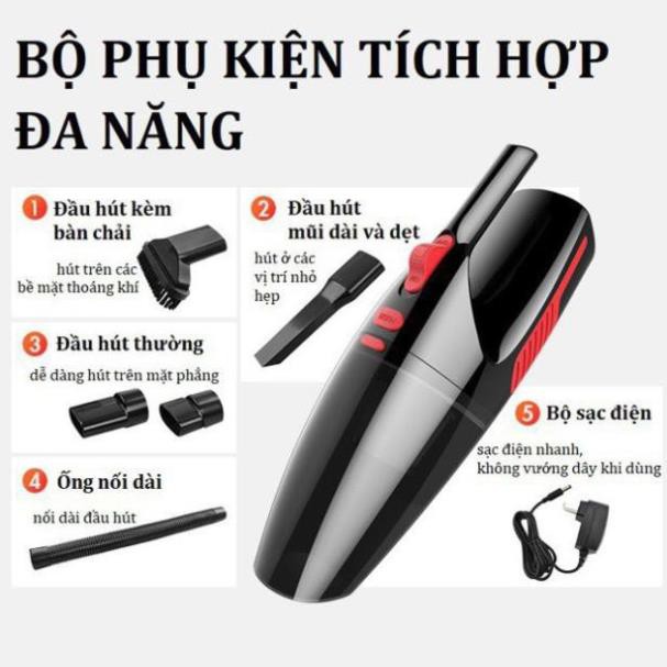 Máy hút bụi cầm tay dùng pin sạc Zukui