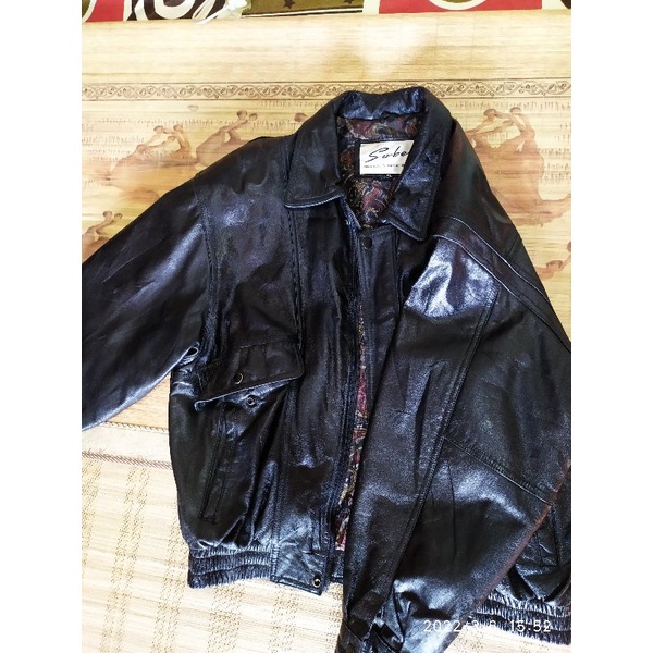 áo da thật Leather dáng béo hàng nhập Âu M1