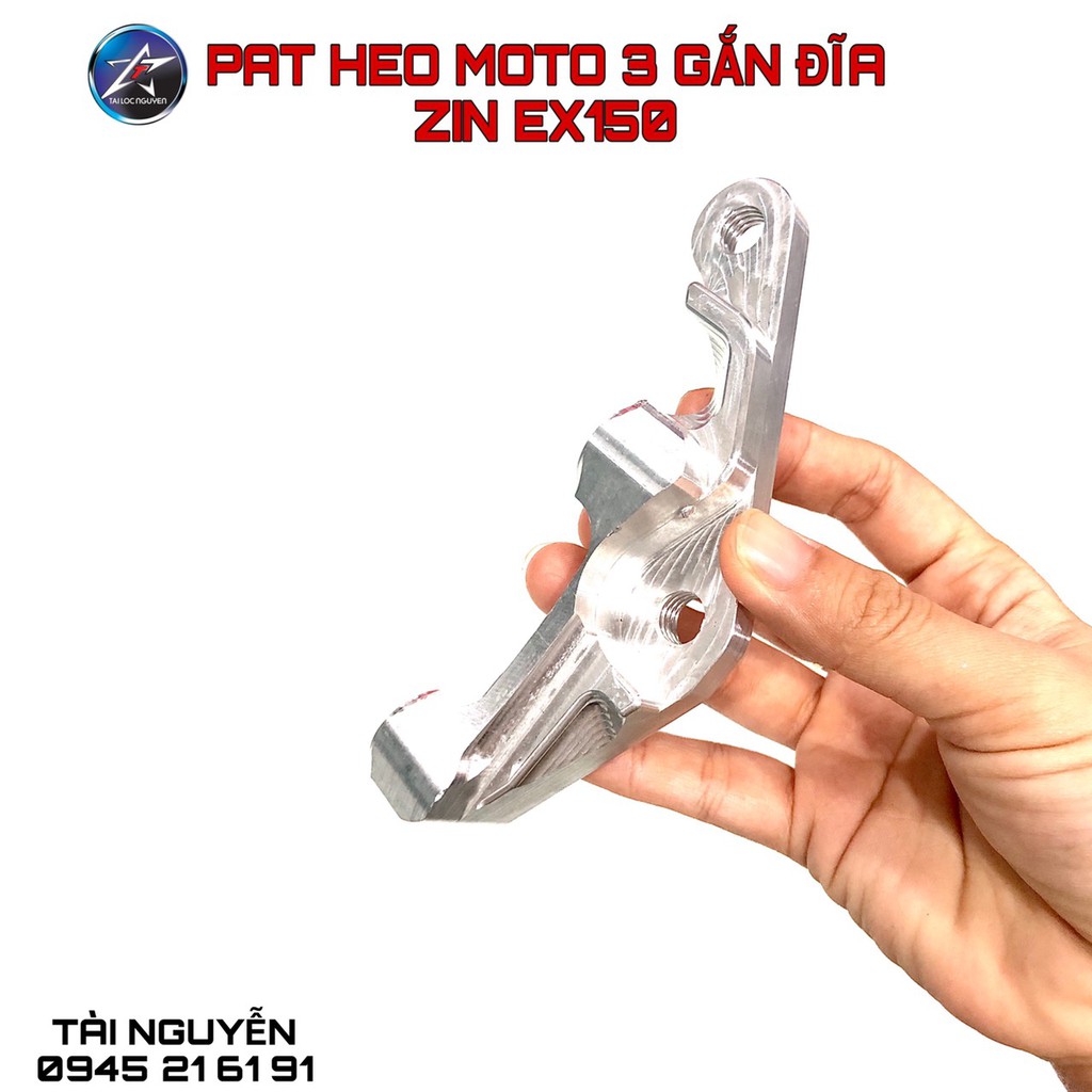 PAT HEO KIỂU MOTO 3 GẮN ĐĨA ZIN CHO EXCITER 150 - WINNER