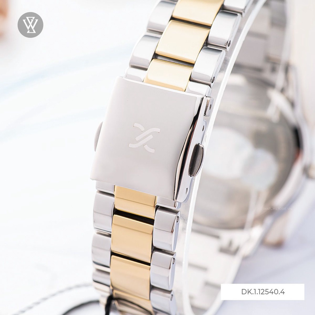 Đồng Hồ Quartz Nữ Daniel Klein Premium Ladies WATCHSTORE DK.1.12540.4 Mặt Kính Khoáng 36mm, Dây Kim Loại, Vỏ Thép