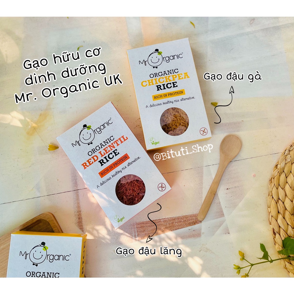 Gạo hữu cơ dinh dưỡng Mr. Organic UK cho bé ăn dặm - Bituti Shop