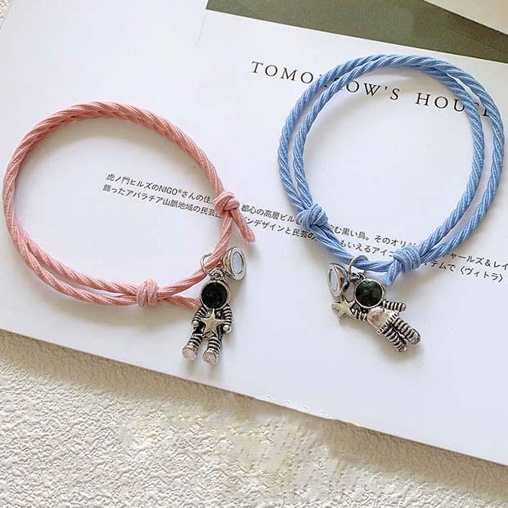 Vòng Tay Mặt Hình Phi Hành Gia Đơn Giản Phong Cách Hàn Quốc