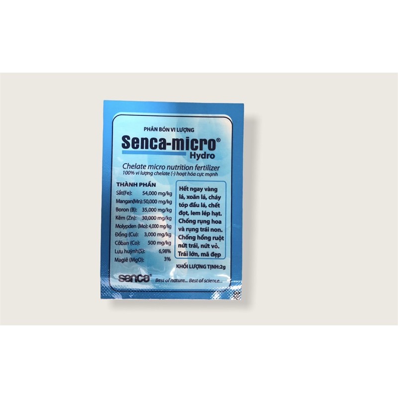 Phân bón vi lượng Senca-micro, chất lượng, cam kết hàng đúng sản phẩm