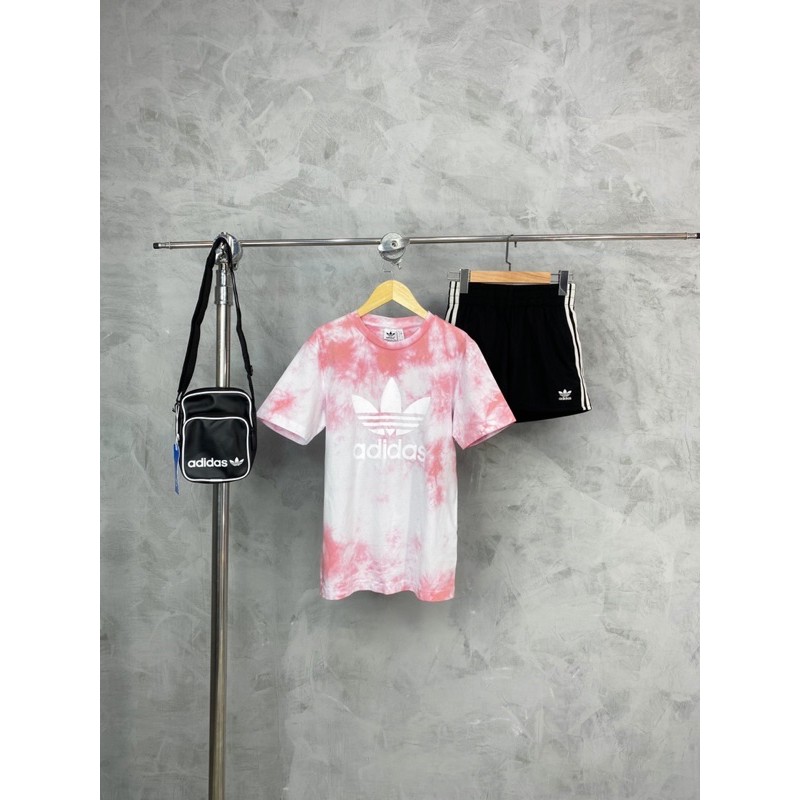 | Ảnh Thật | Áo Das Hồng Loang Nam Nữ