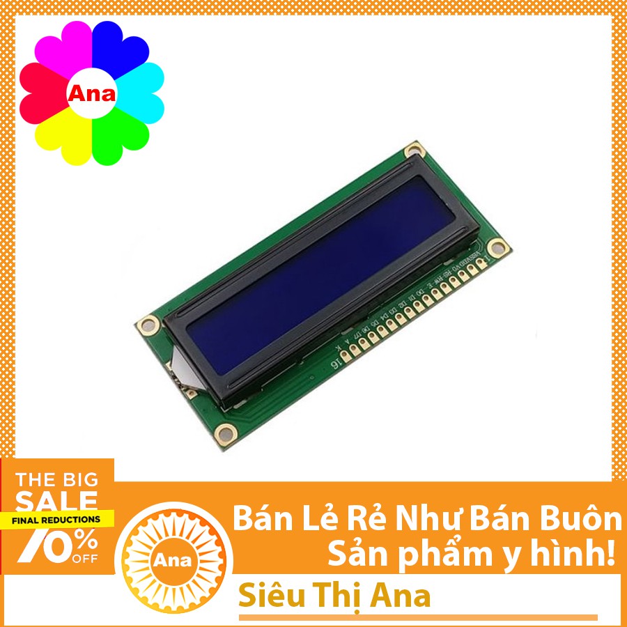 Màn Hình LCD 1602 Xanh Dương 5V