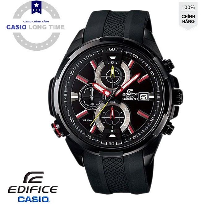 Đồng Hồ Nam Casio Edifice EFR-536PB-1A3VDF Dây Nhựa - Chống Nước 100m