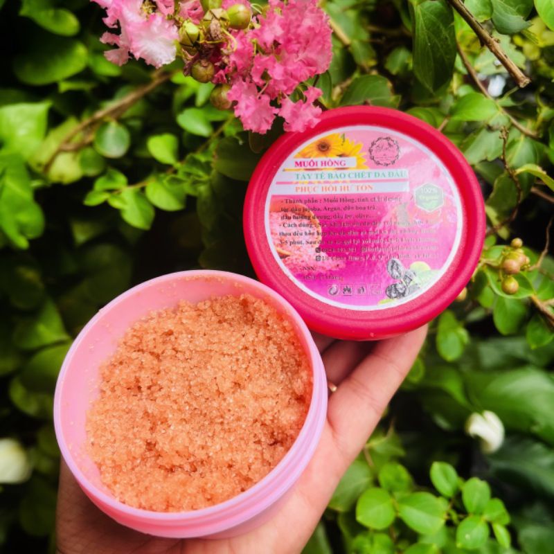 MUỐI HỒNG TẨY TẾ BÀO CHẾT HANDMADE NHÀ BỘT