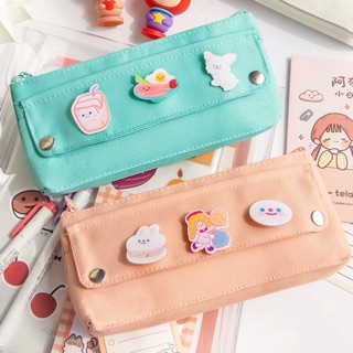 Hộp bút vải kèm sticker